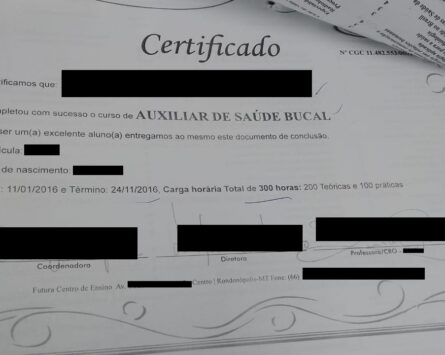 CRO-MT autua dentista que emitia certificados falsos