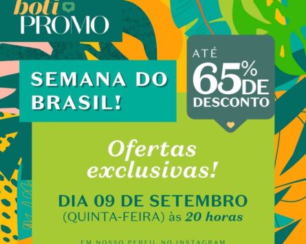 Semana do Brasil terá live commerce com produtos do Boticário com até 65% de desconto