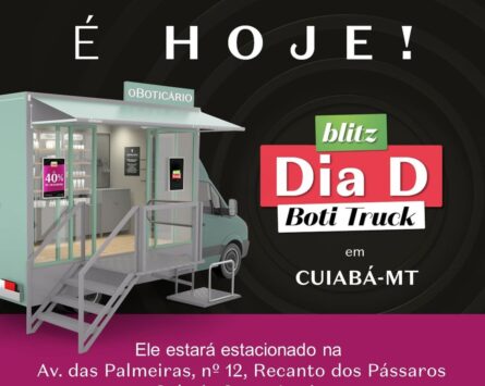 Boti Truck receberá embalagens de cosméticos em Cuiabá; público contará com ofertas da Beauty Week